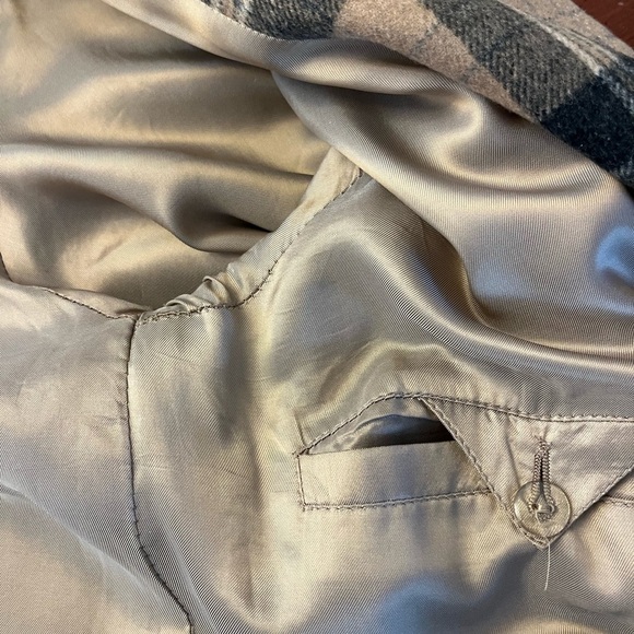 MarCona Coat Camel Plaid Sz 12 Matching Scarf - Picture 7 of 11